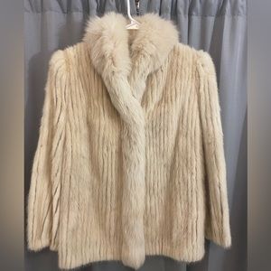 Vintage Koslow's White Fur
Coat Jacket